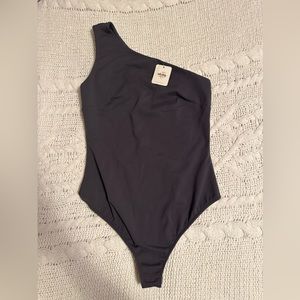 Free People Chosen One Duo Bodysuit in Metal